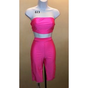 Hot topic pink 2 piece set